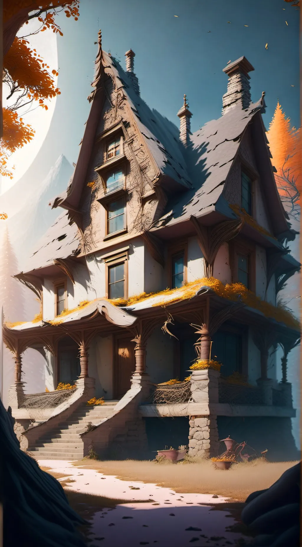 ai character: Dogdays Horror background