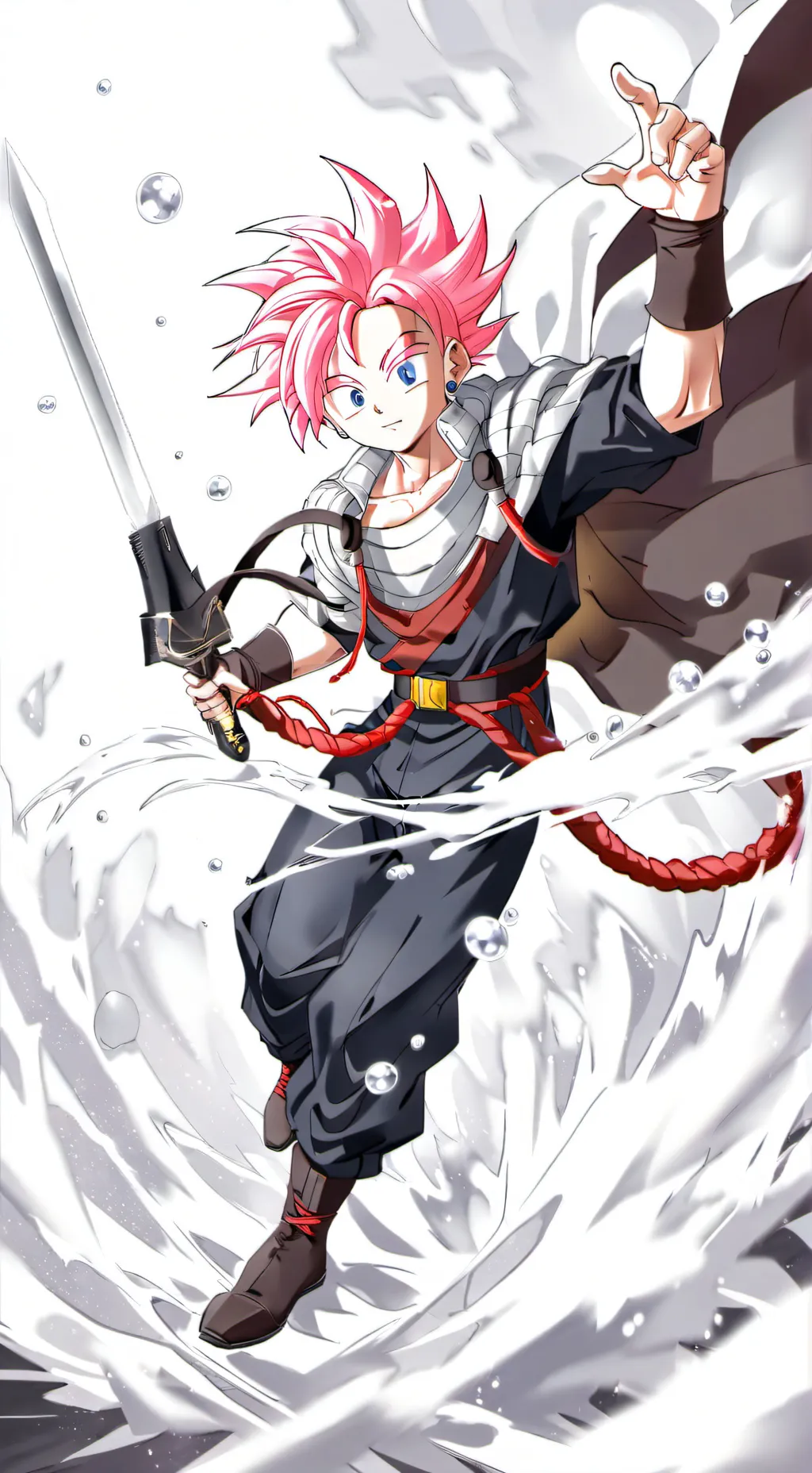 ai character: guerrier sayen background