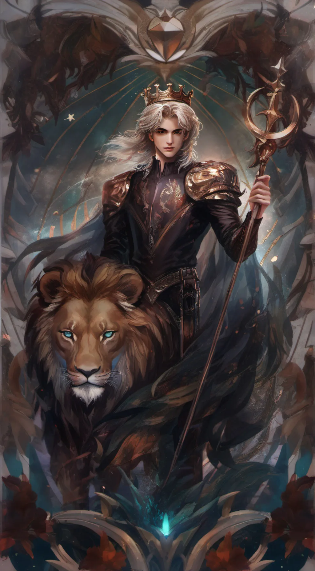 ai character: Leo  background