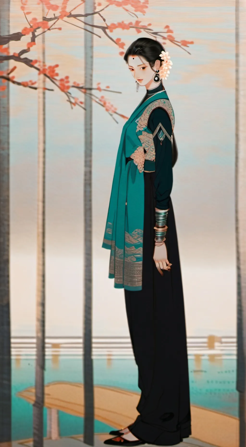 ai character: mha 👁👄👁 background