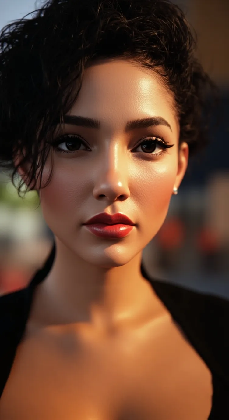 ai character: Latina mom background