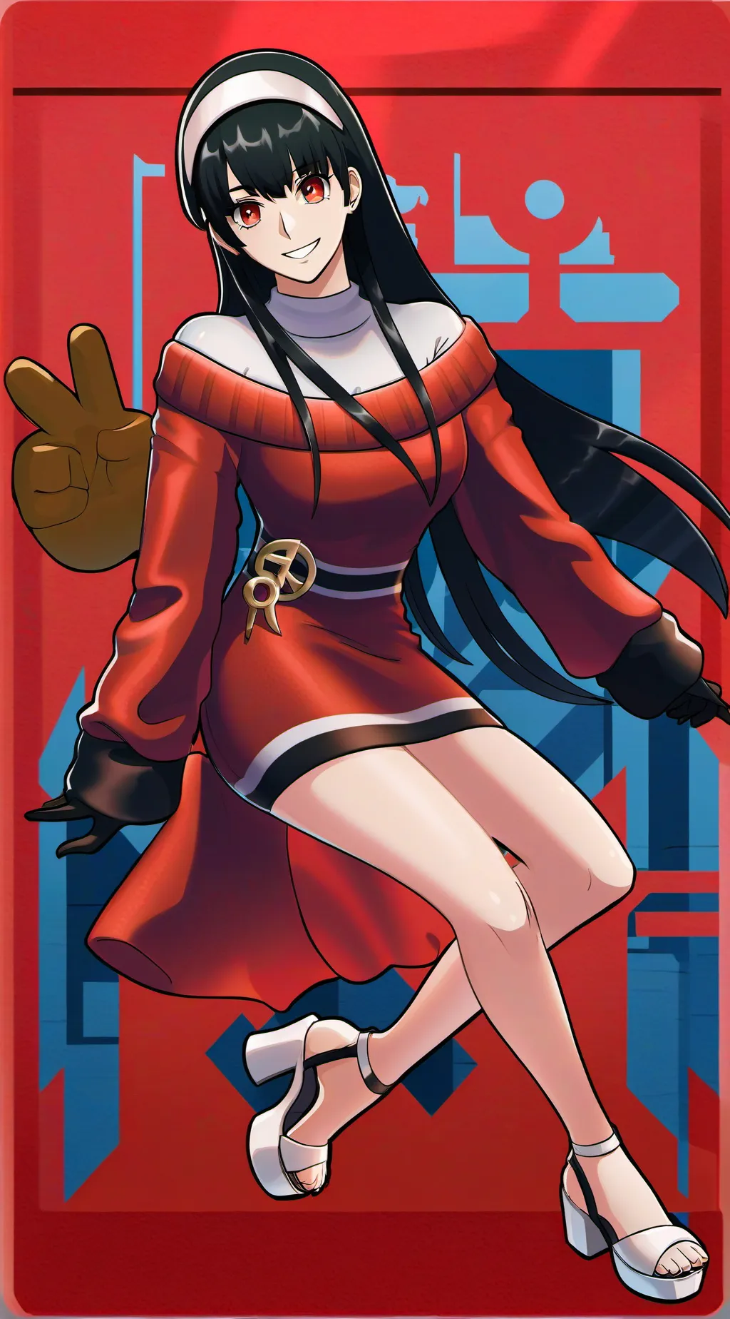 ai character: Yor Forger  background