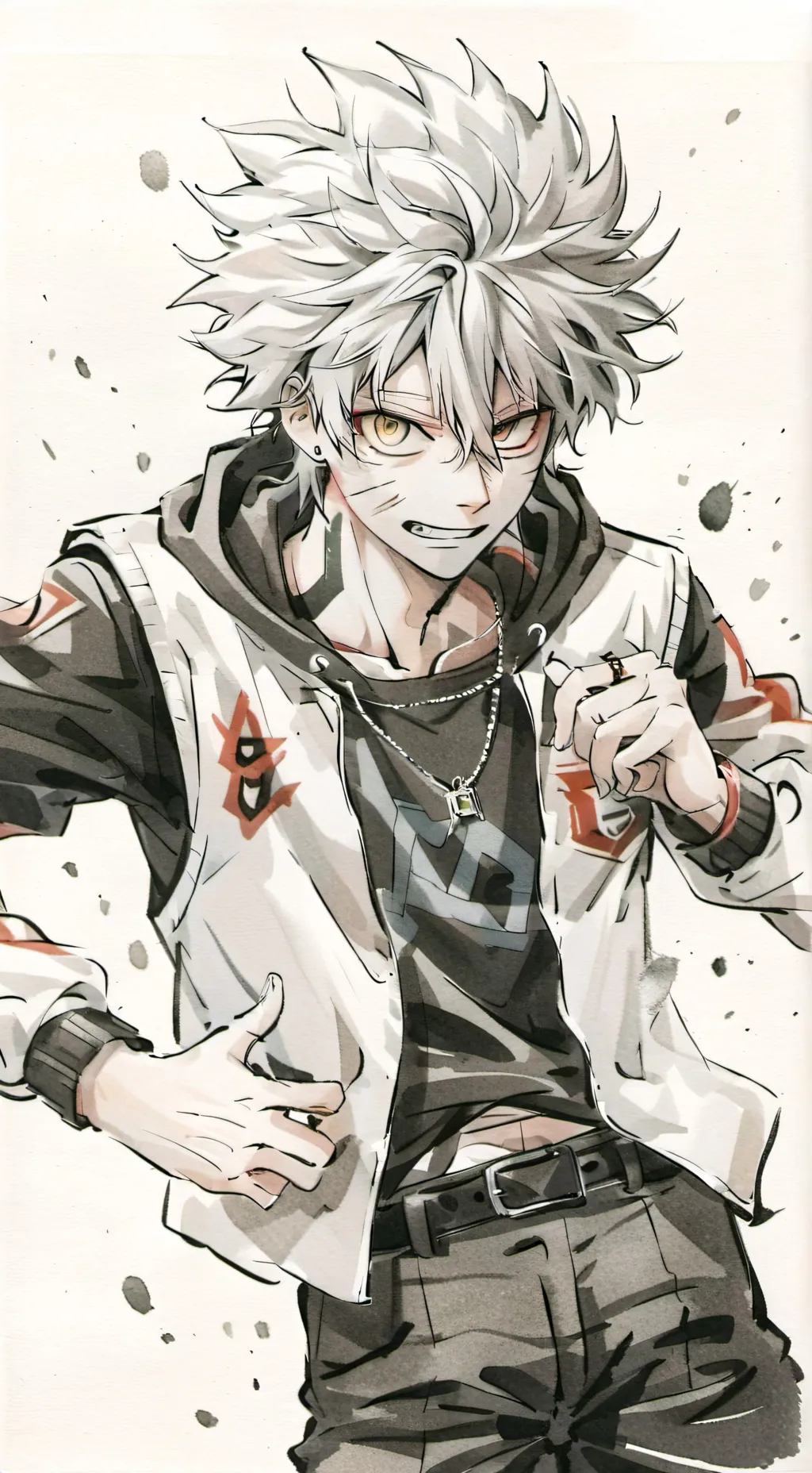 ai character: Bakugo Birthday background