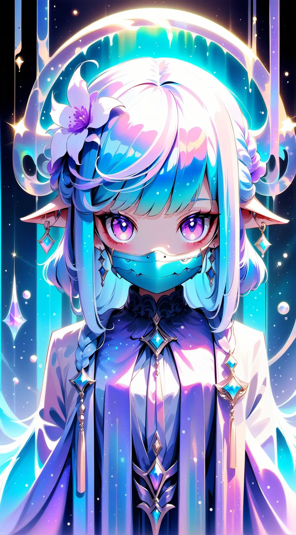 ai character: Ocean  background