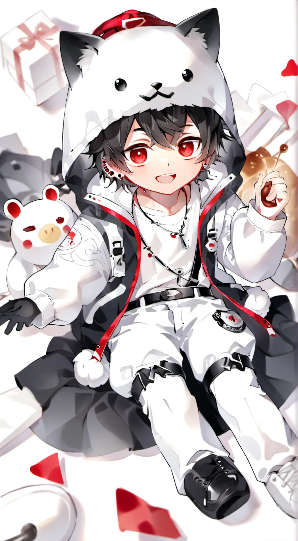 ai character: MHA×BABY background