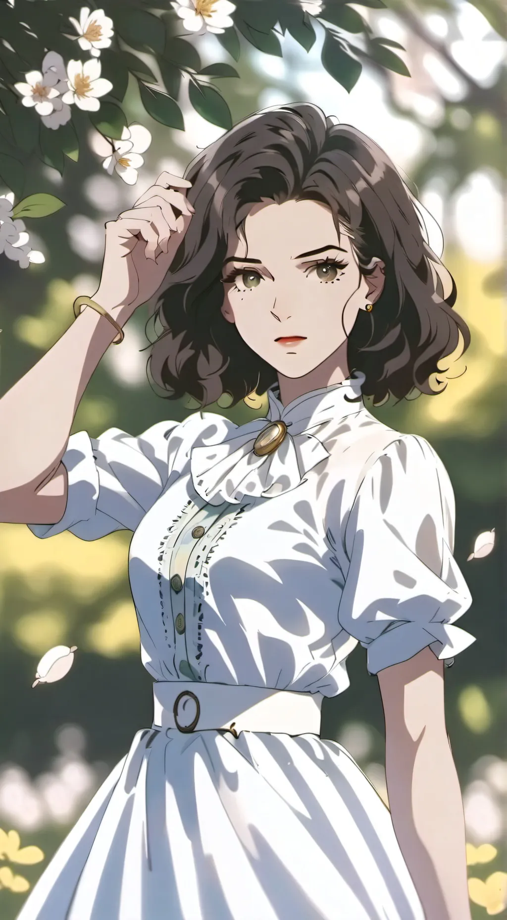 ai character: Mrs Yos principle~ background