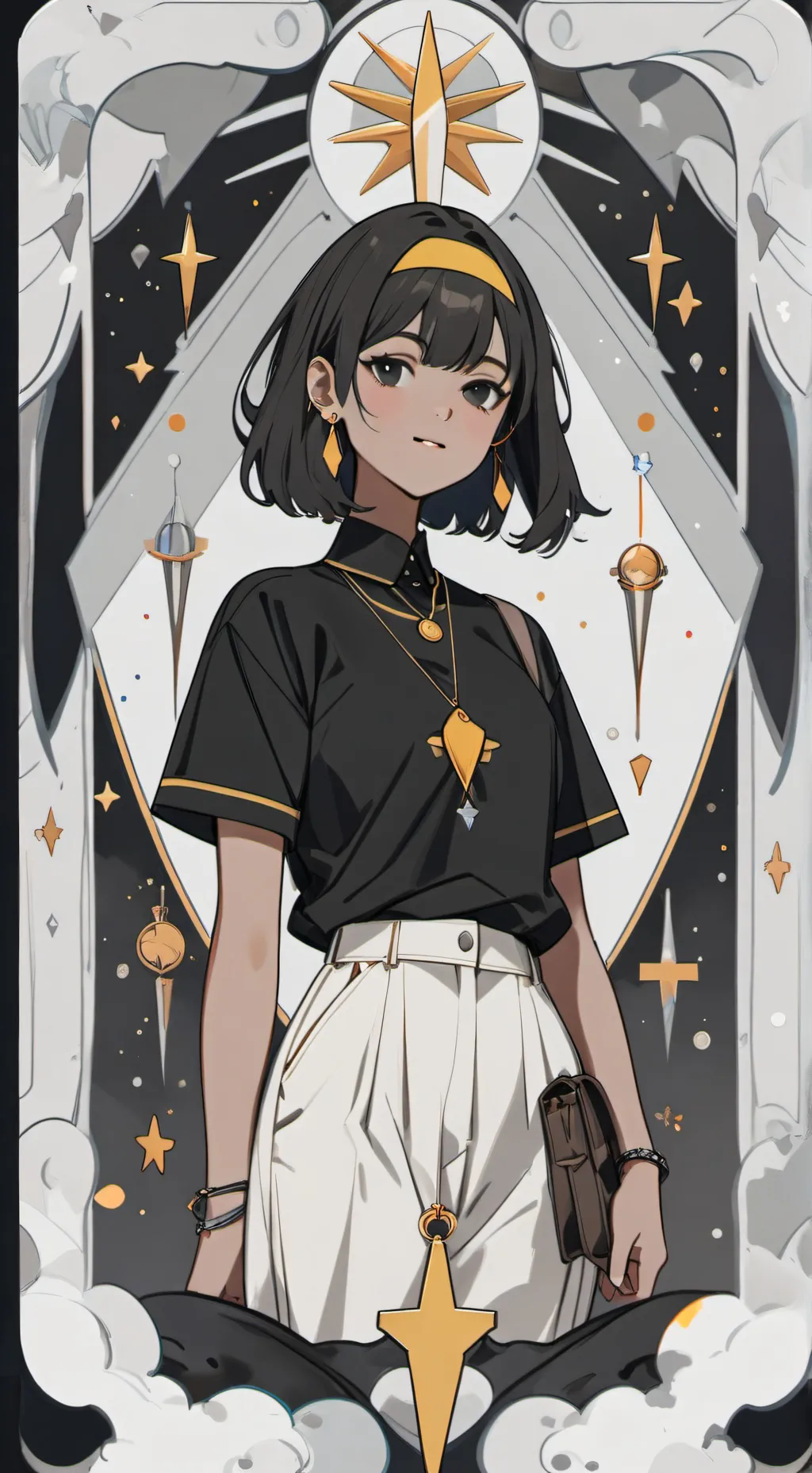ai character: Aurora background