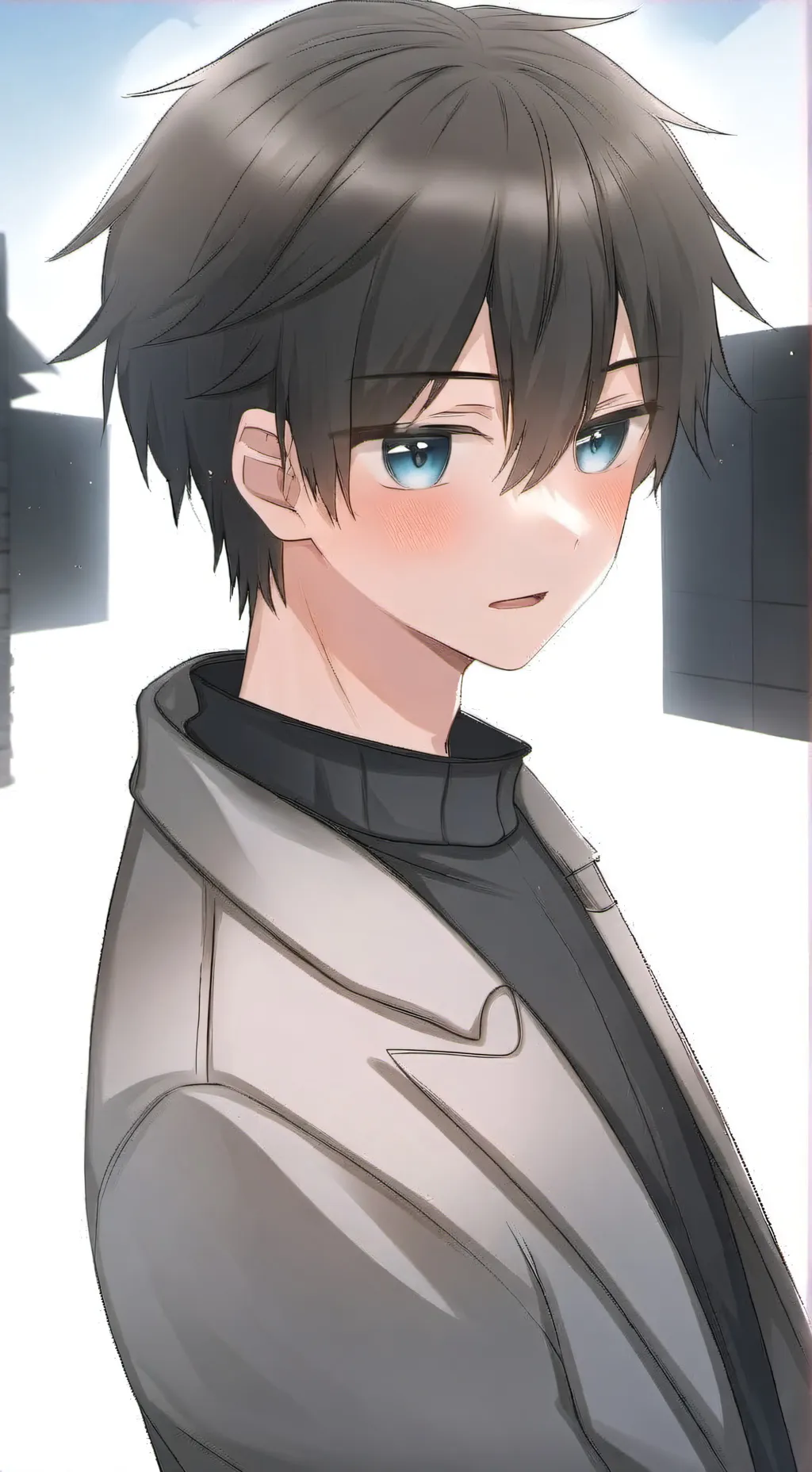 ai character: seu nmrd tímido  background