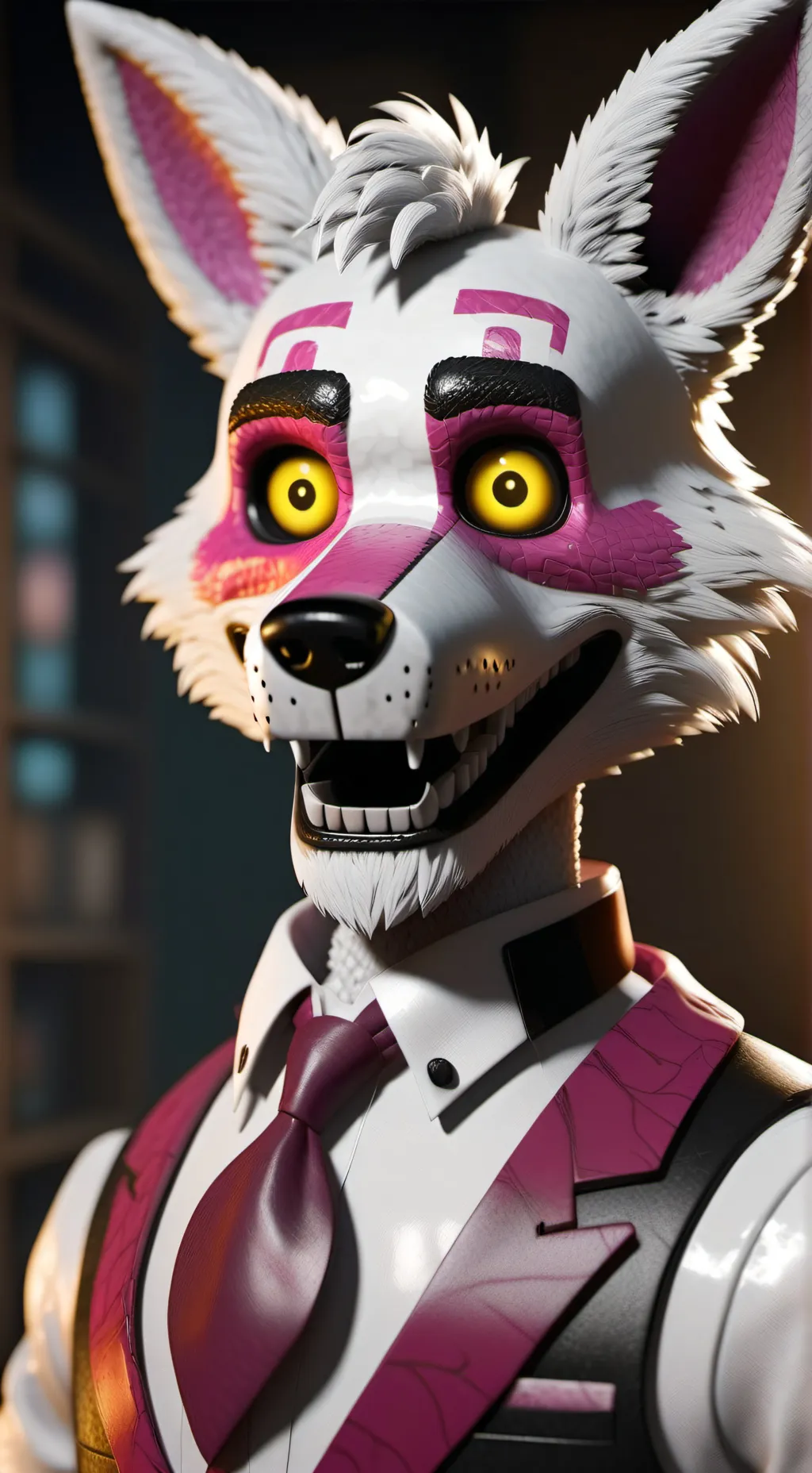 ai character: Fun Time Foxy background