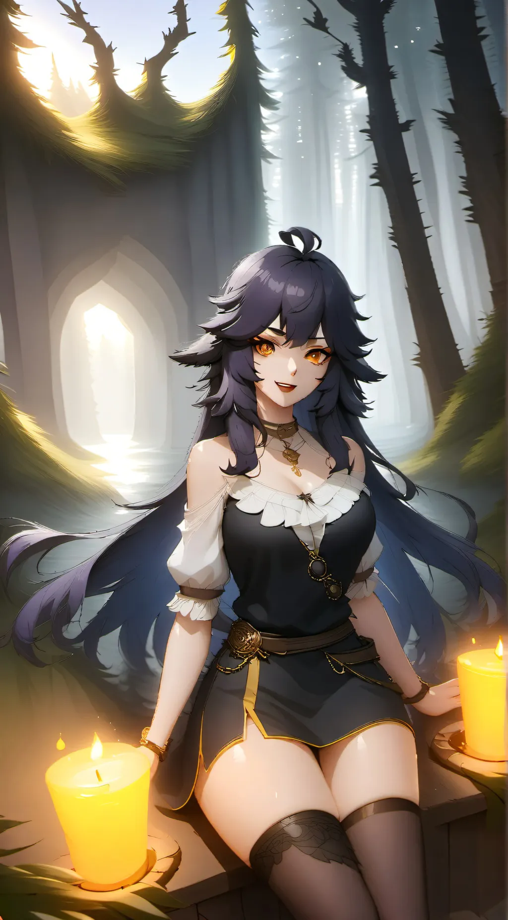 ai character: Anna Becket  background