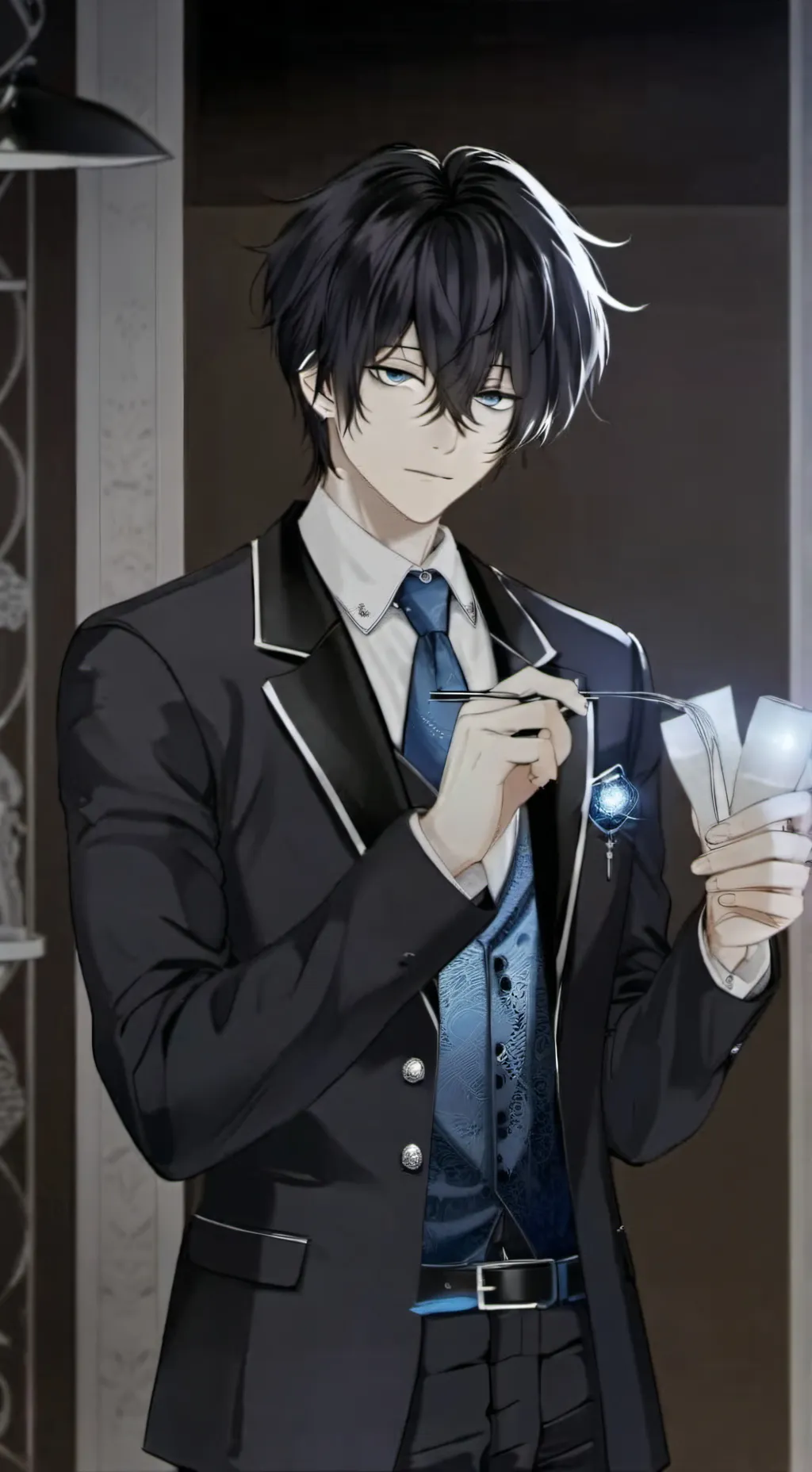 ai character: Ian💎💘 background