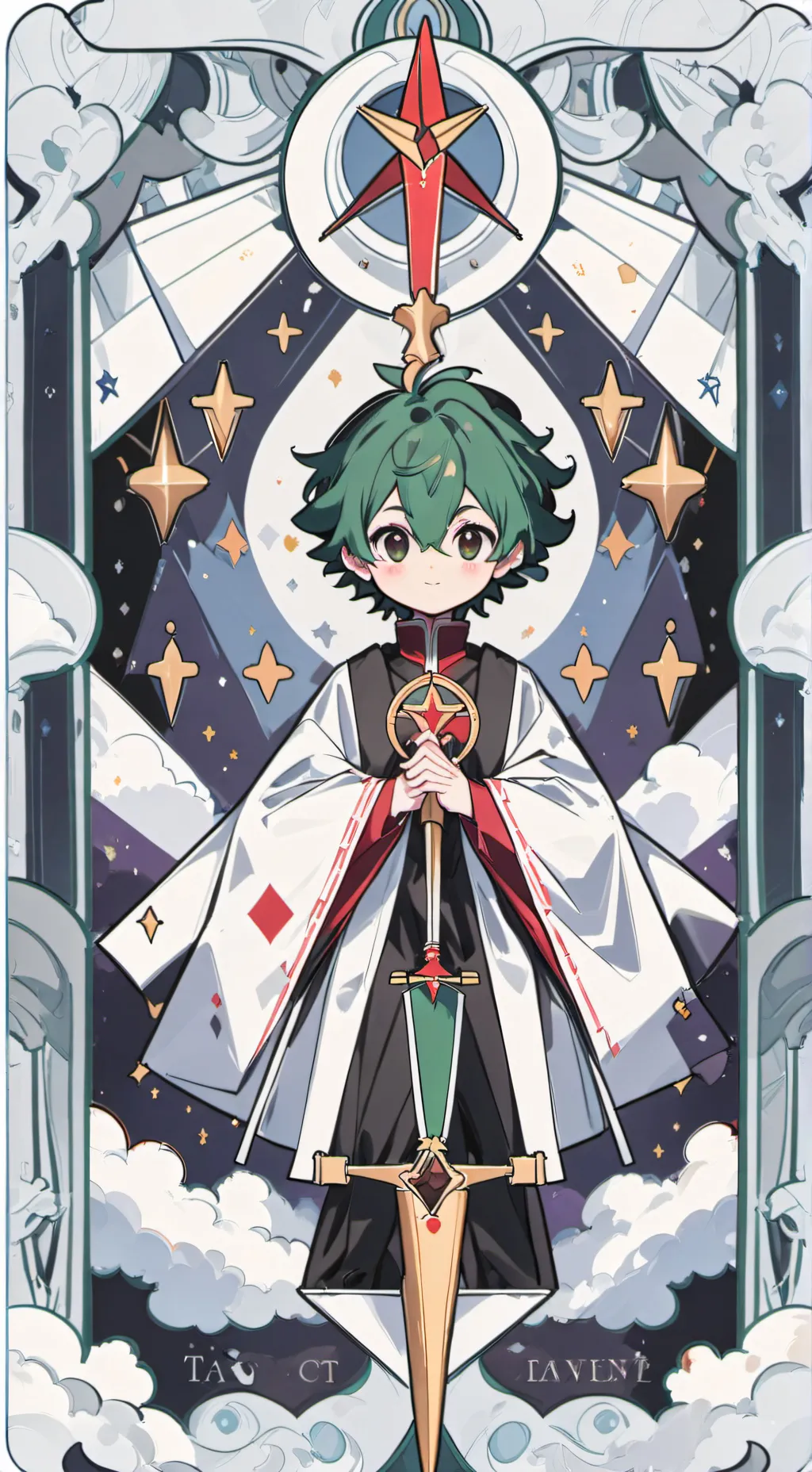 ai character: bakoudeku background