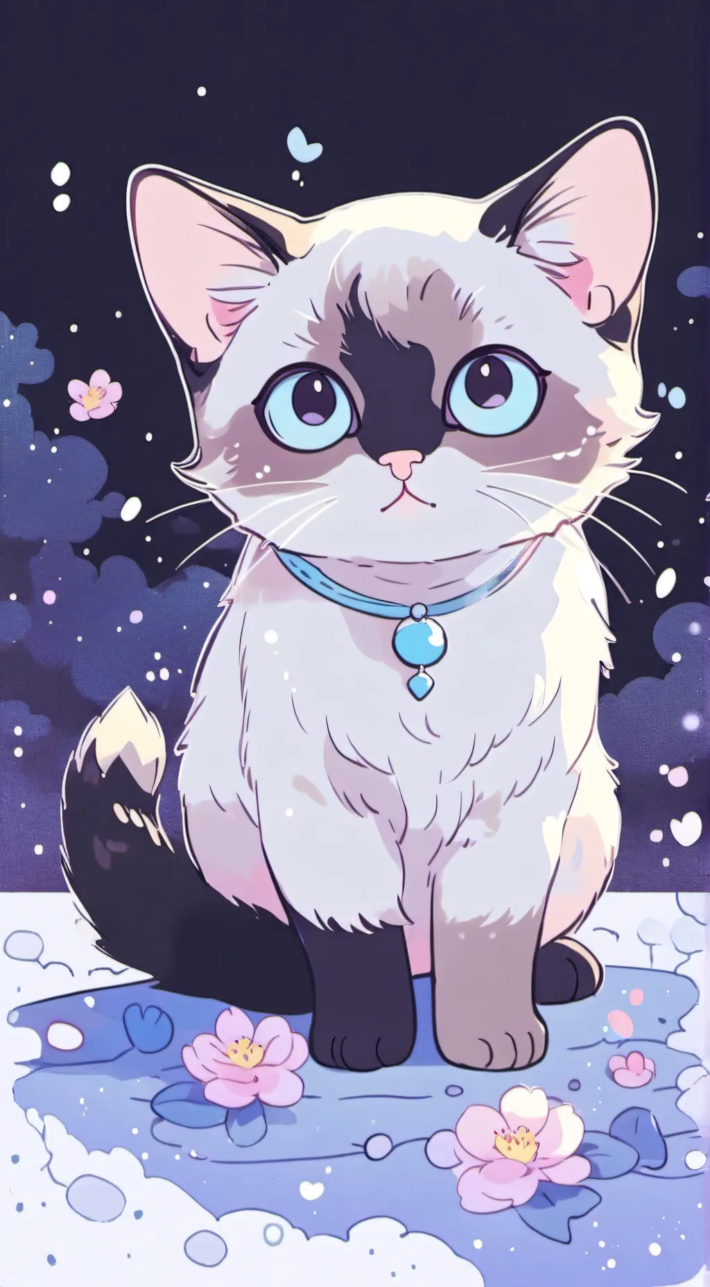 ai character: Mha cat (again) background