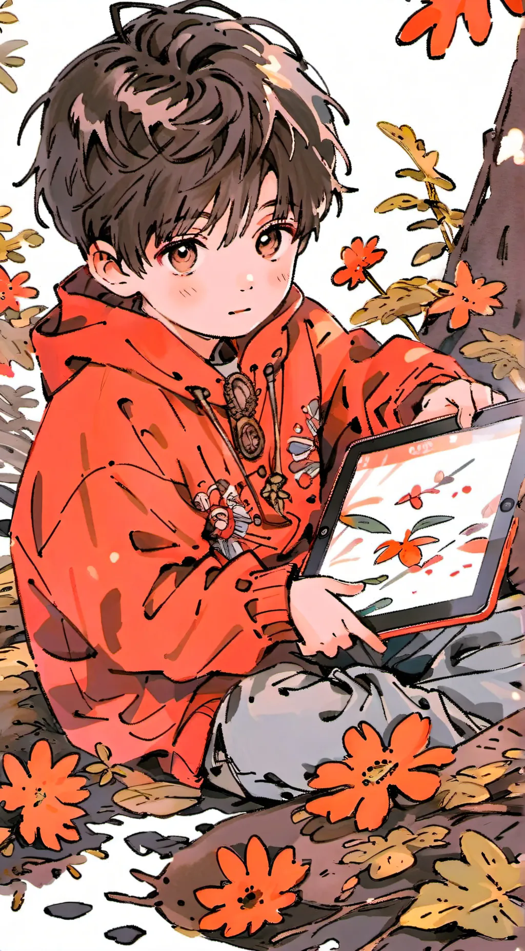 ai character: Brainrot kid background