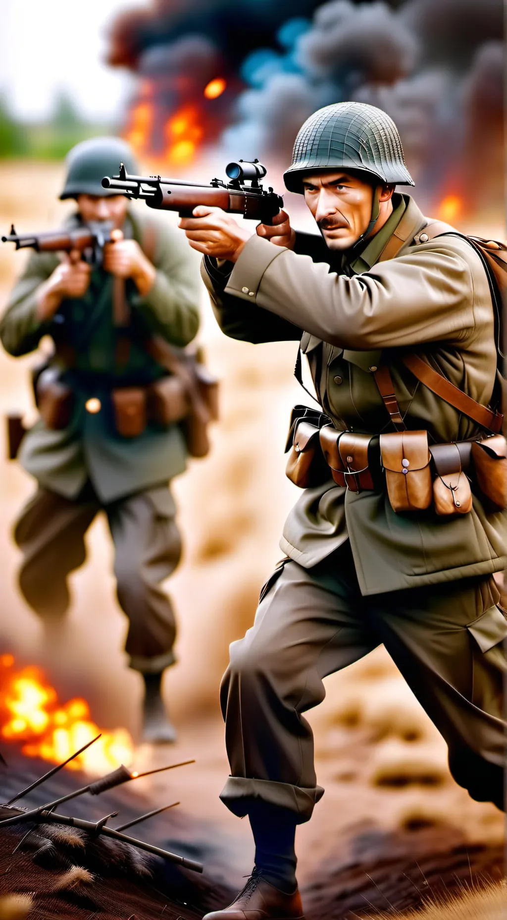 ai character: WORLD WAR 2 1939 background