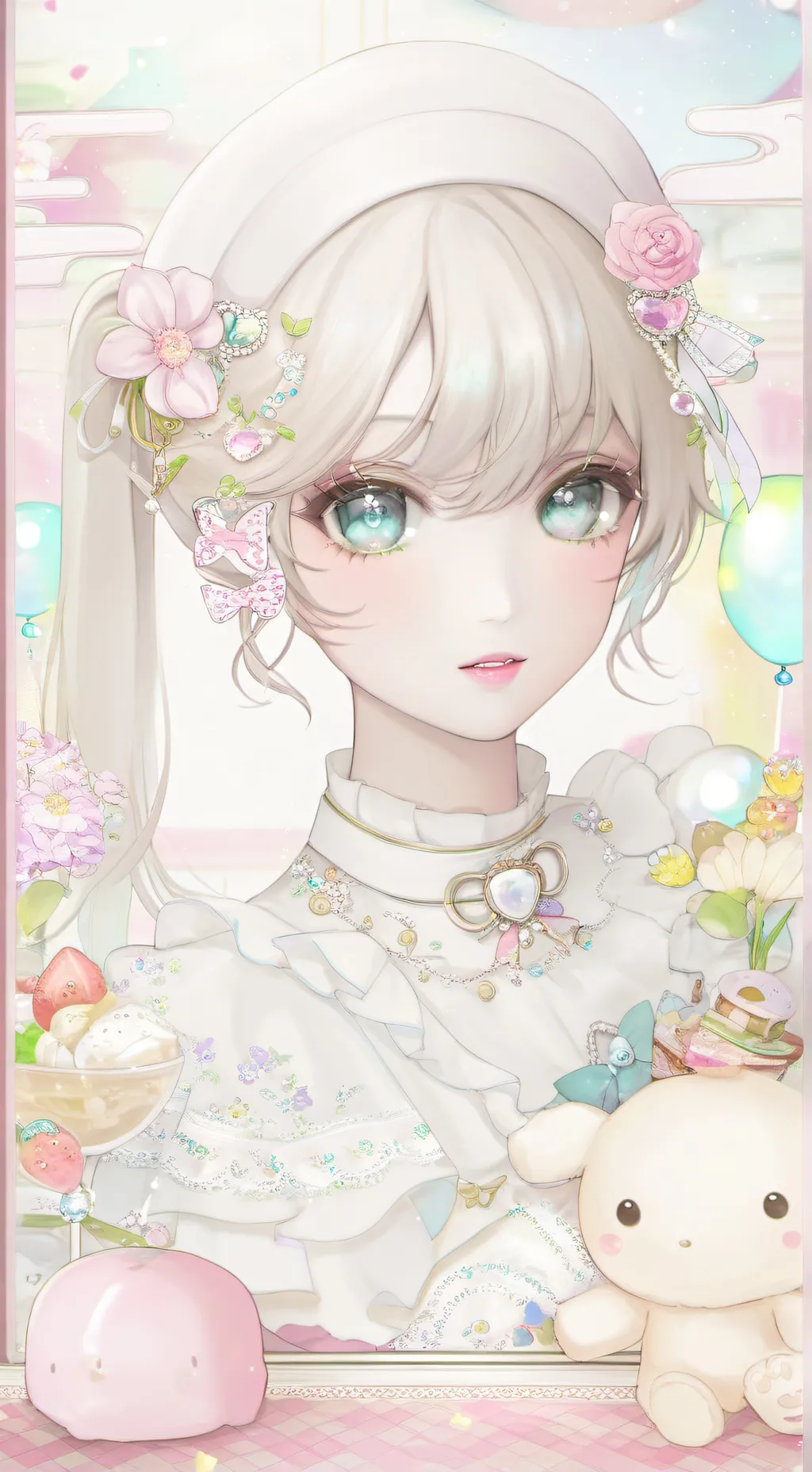 ai character: casal Gey  background