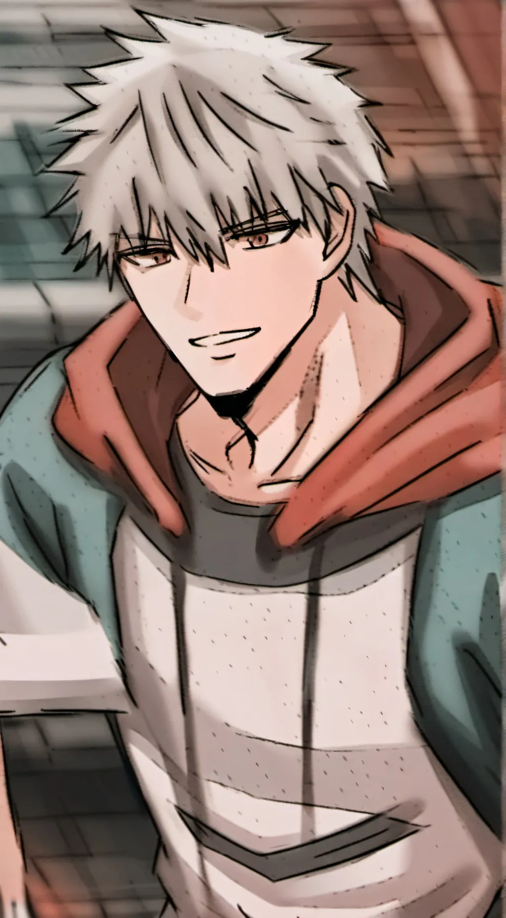 ai character: bakugo  background