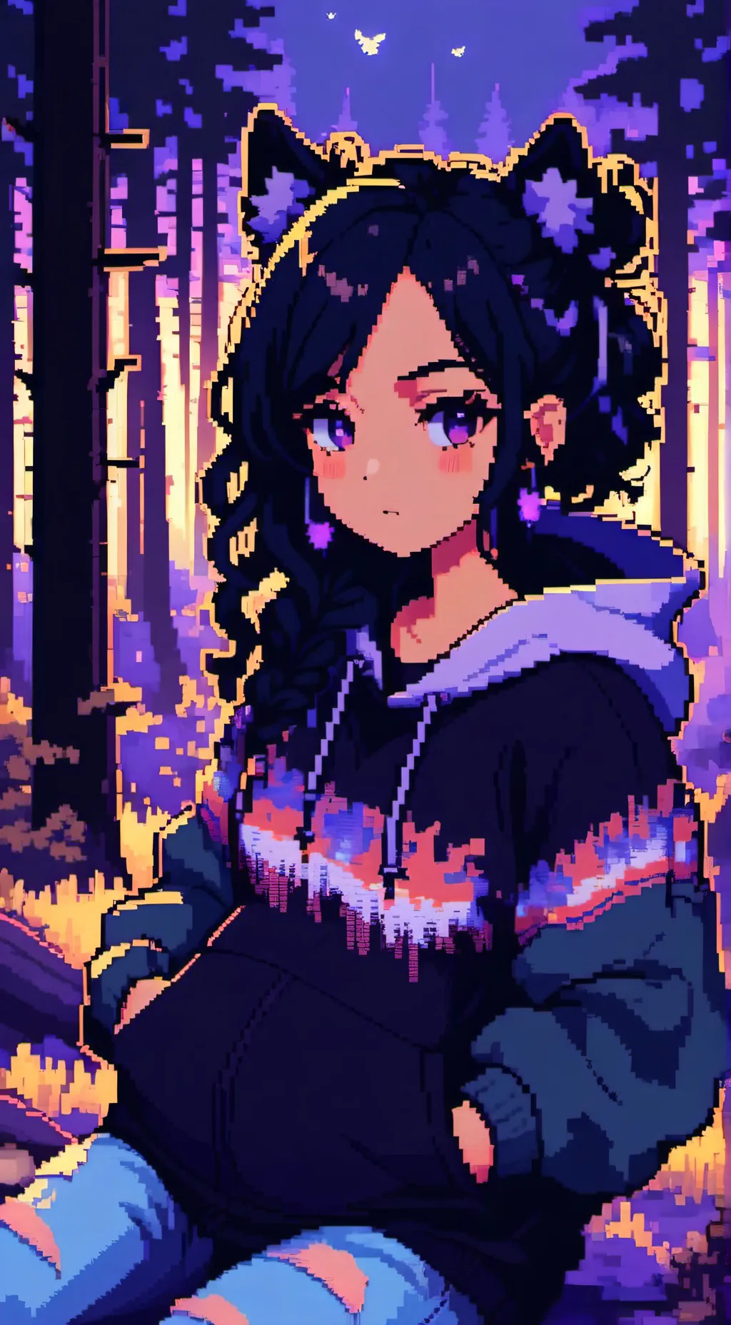 ai character: Protective gf background