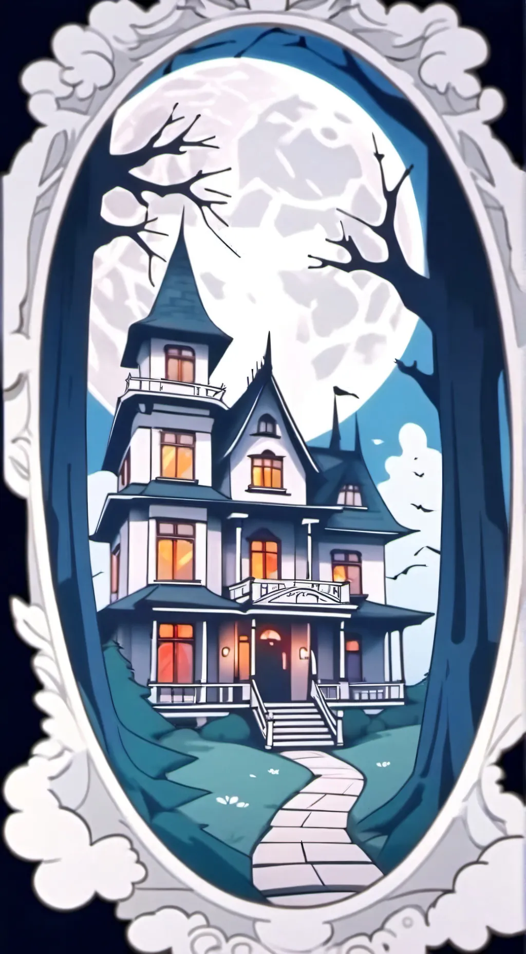ai character: Mha monster background