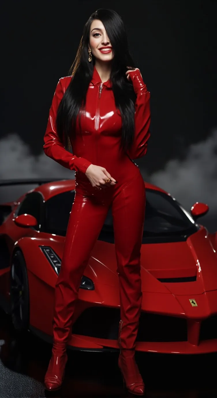 ai character: Scarlet background