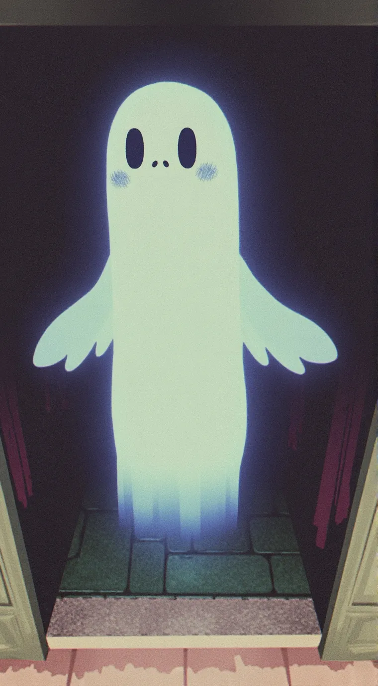 ai character: A ghosts life background