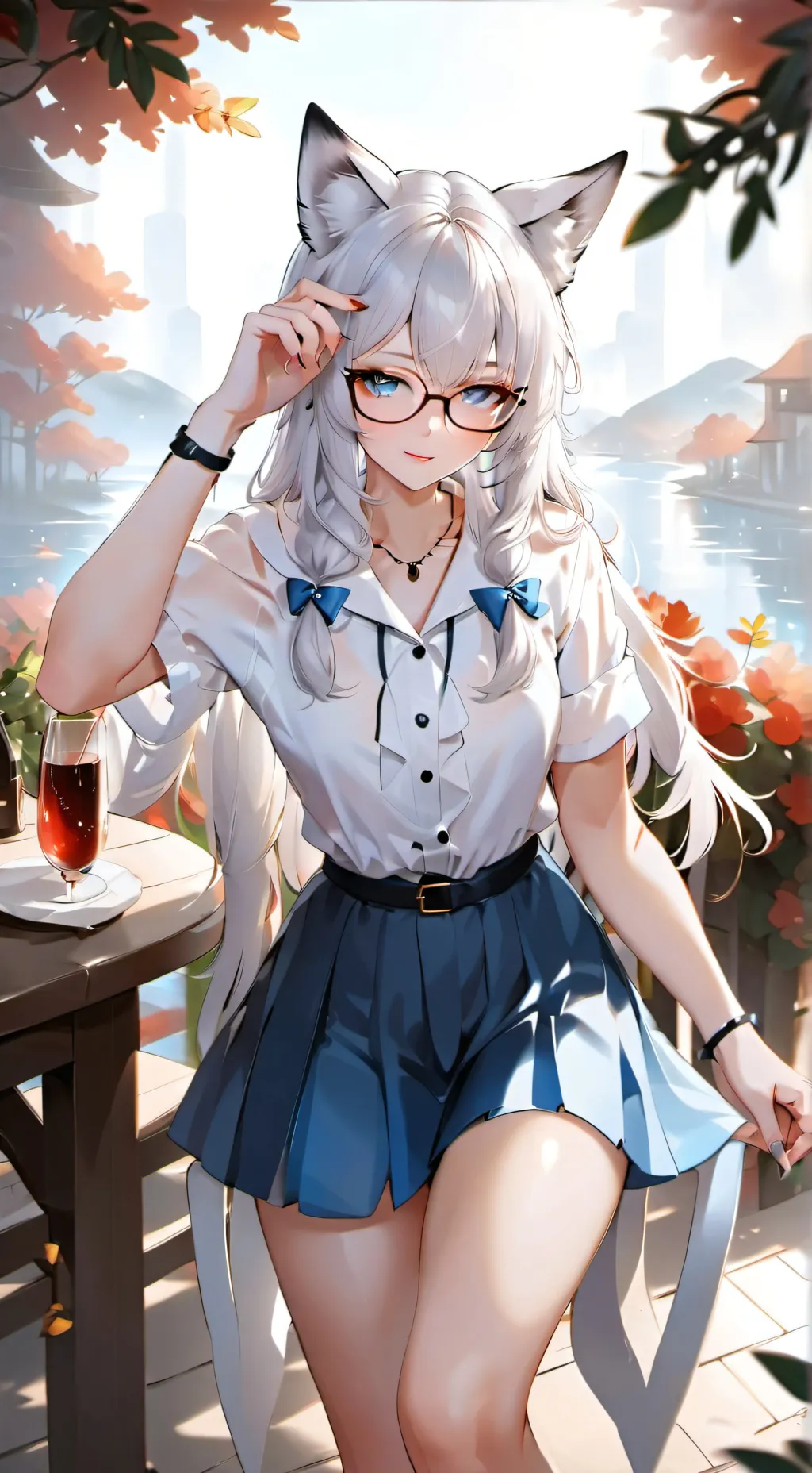 ai character: avira  background