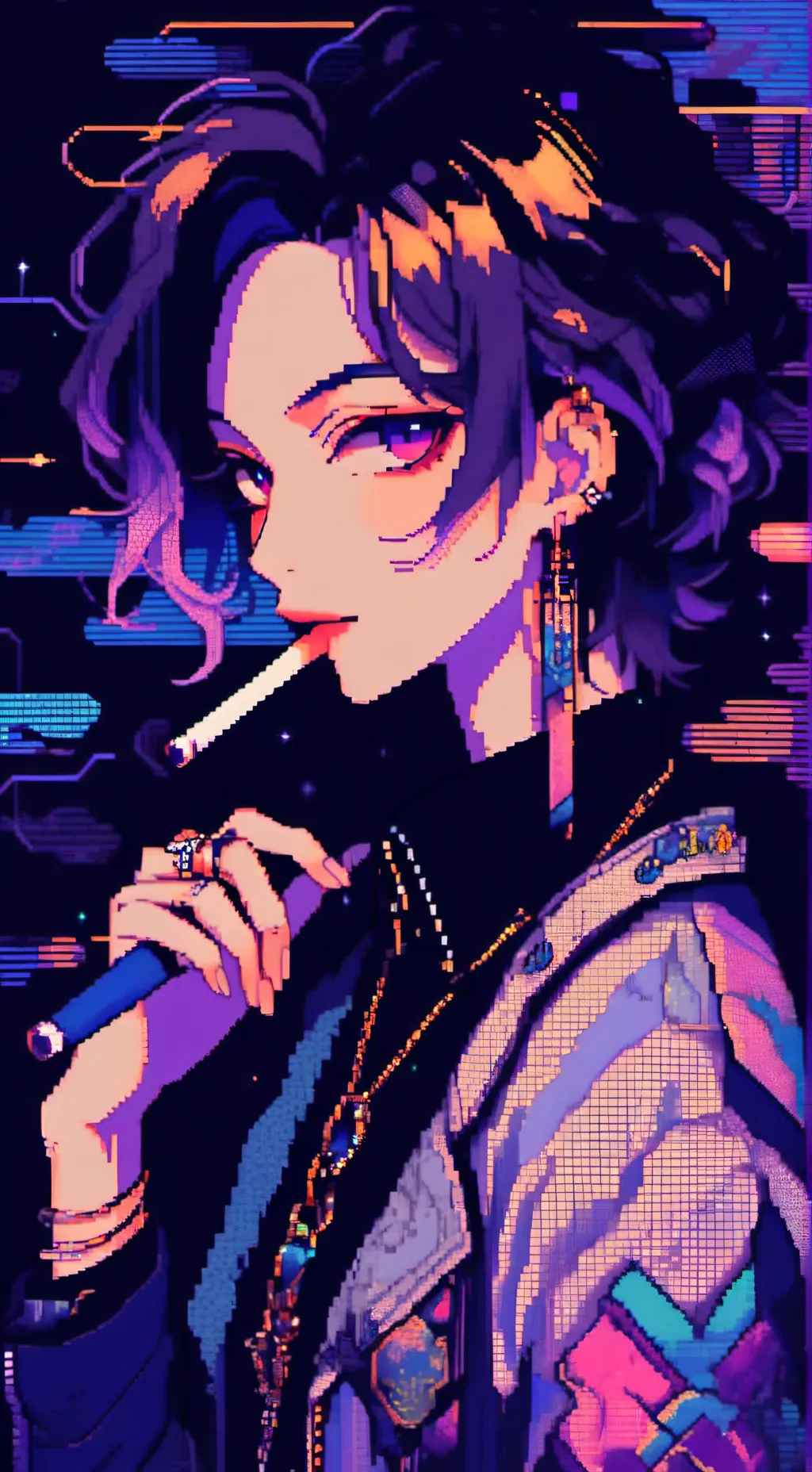 ai character: Raven background