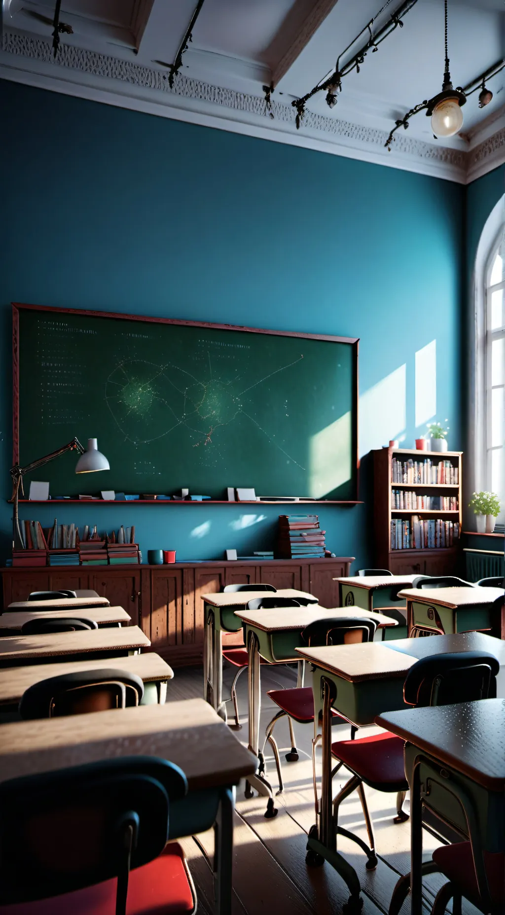 ai character: School 4!  background