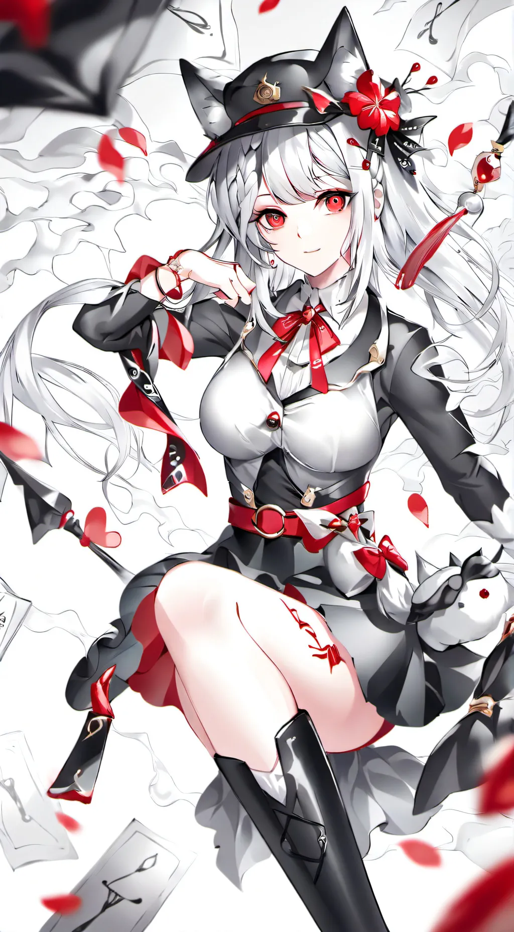 ai character: butterfly background