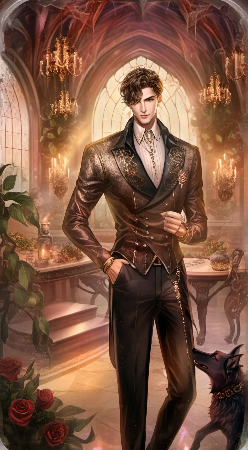 ai character: James Miller  background