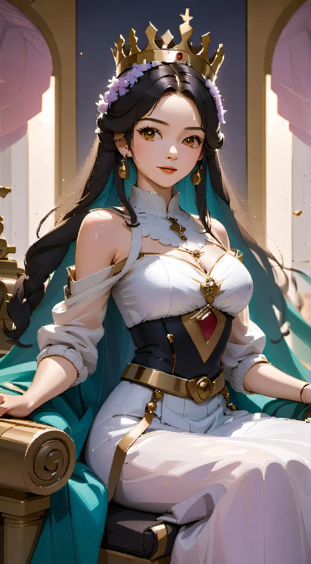 ai character: Queen Isabella background