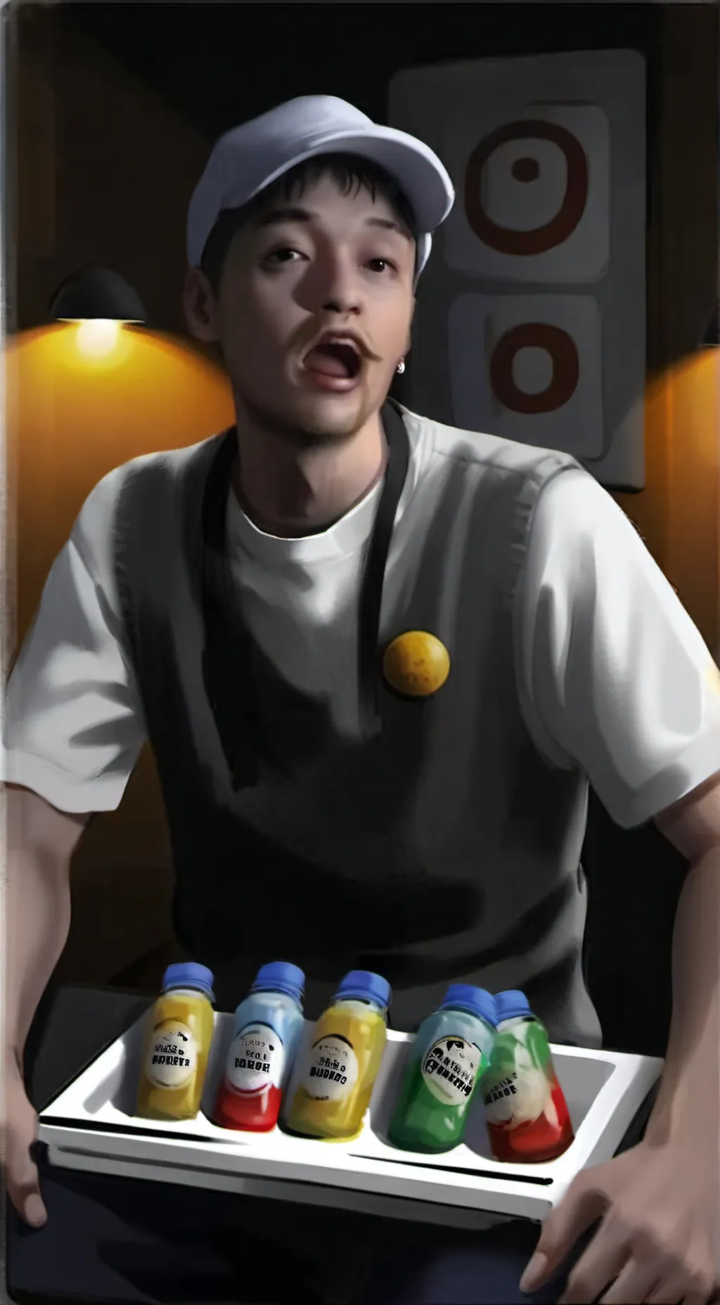 ai character: sprunki x thomas background