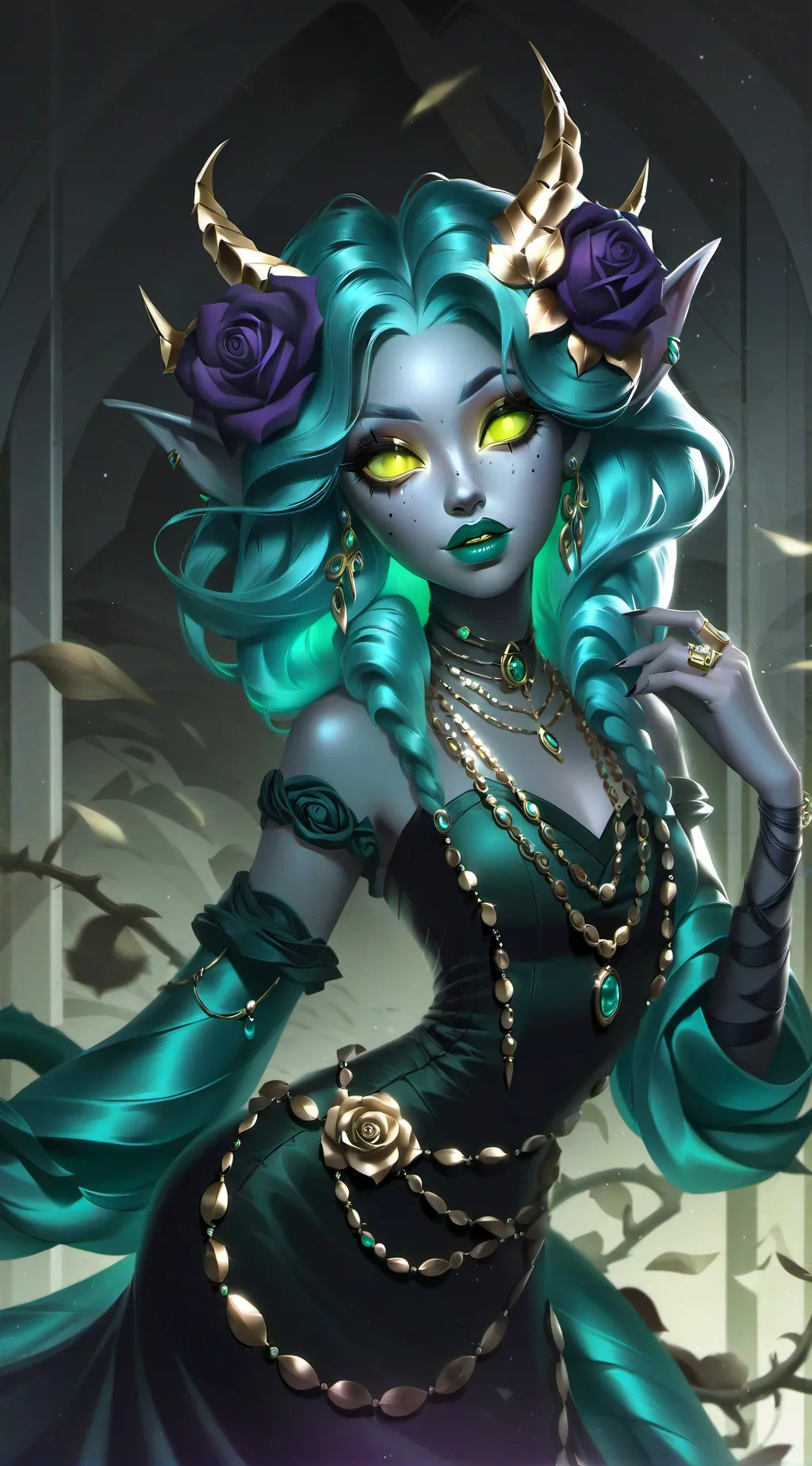 ai character: Calypso  background