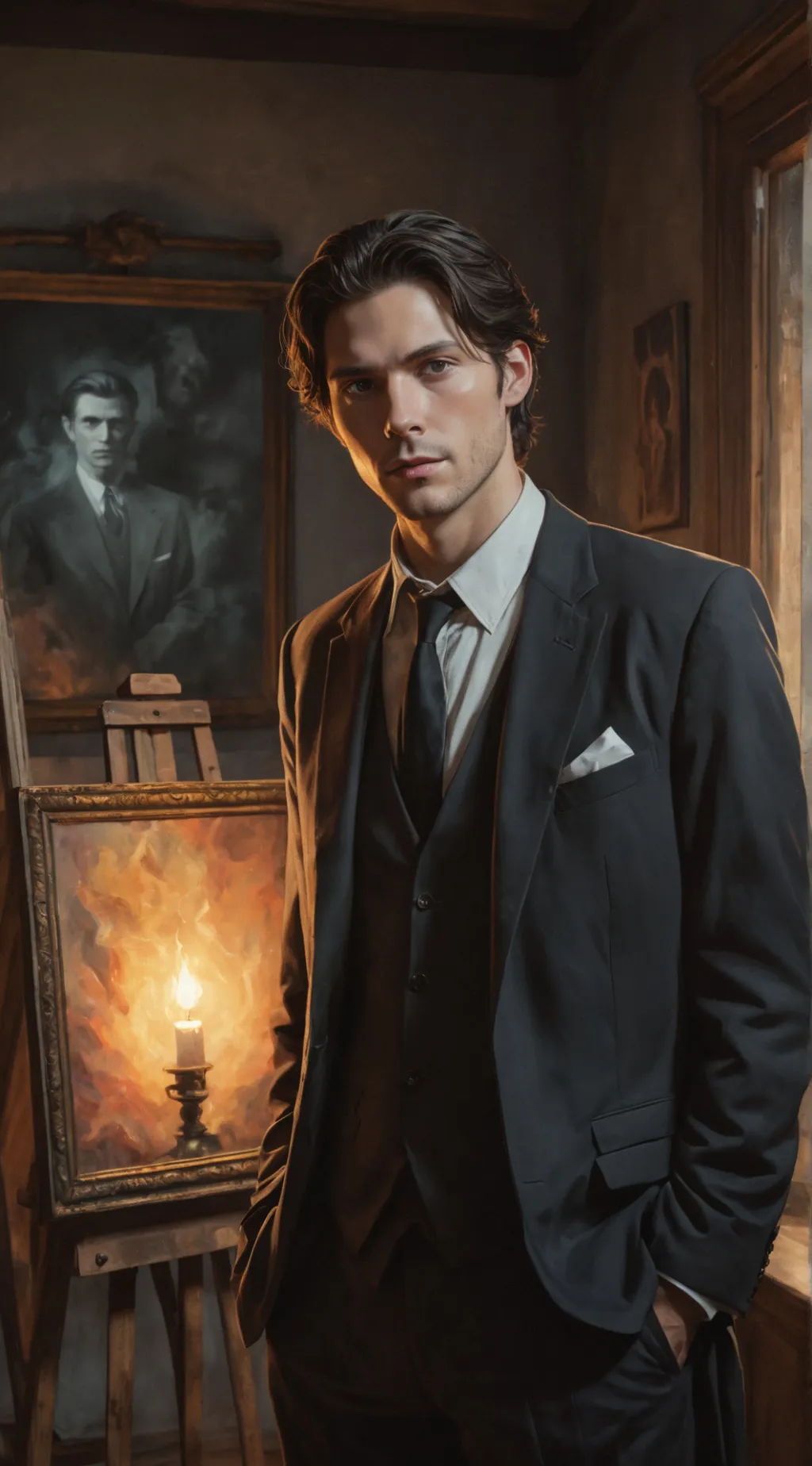 ai character: Lucien background