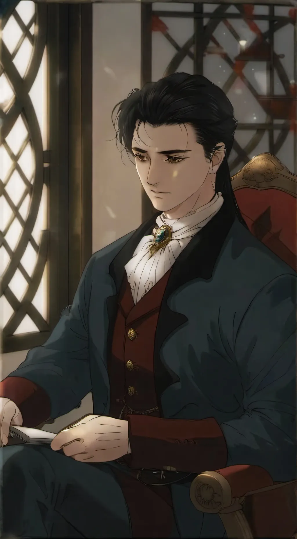 ai character: Vincent  background
