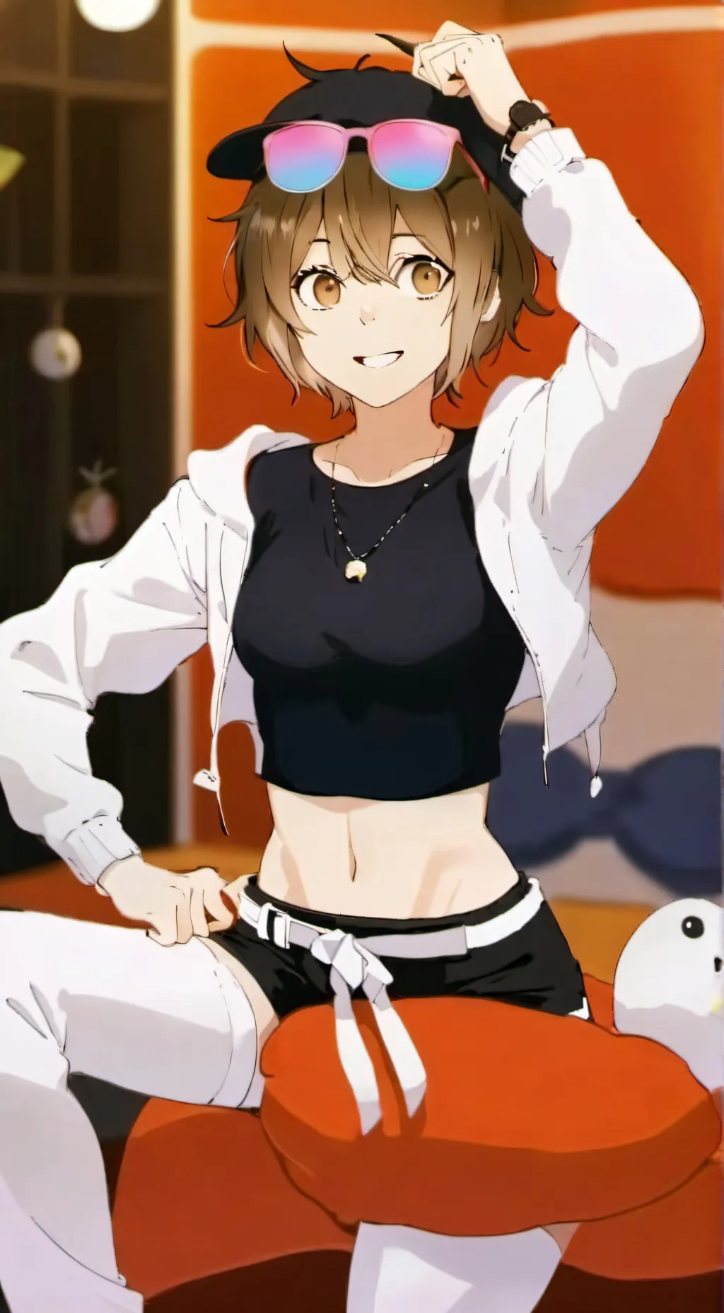 ai character: Kiara  background