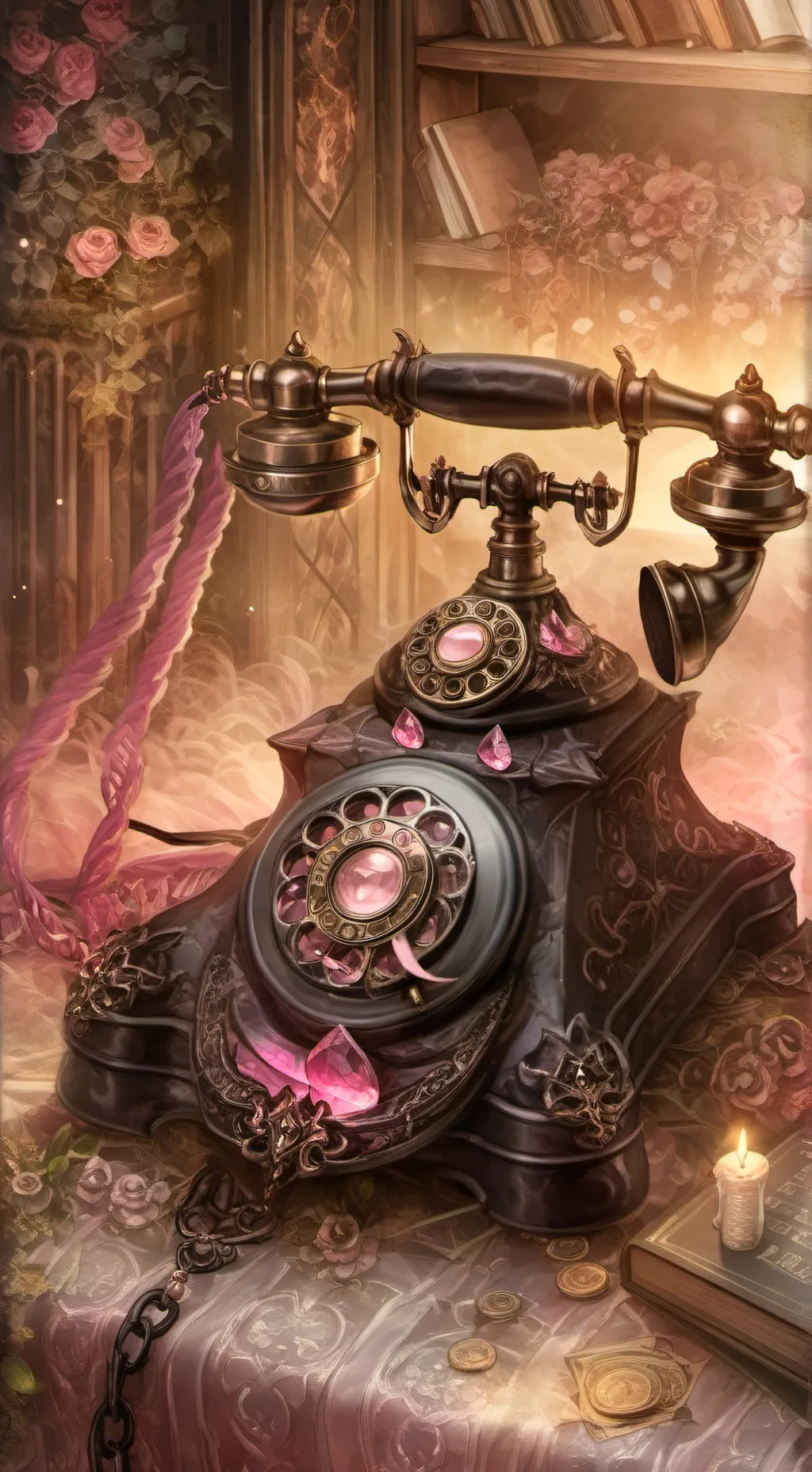 ai character: love hate phone1.0 background