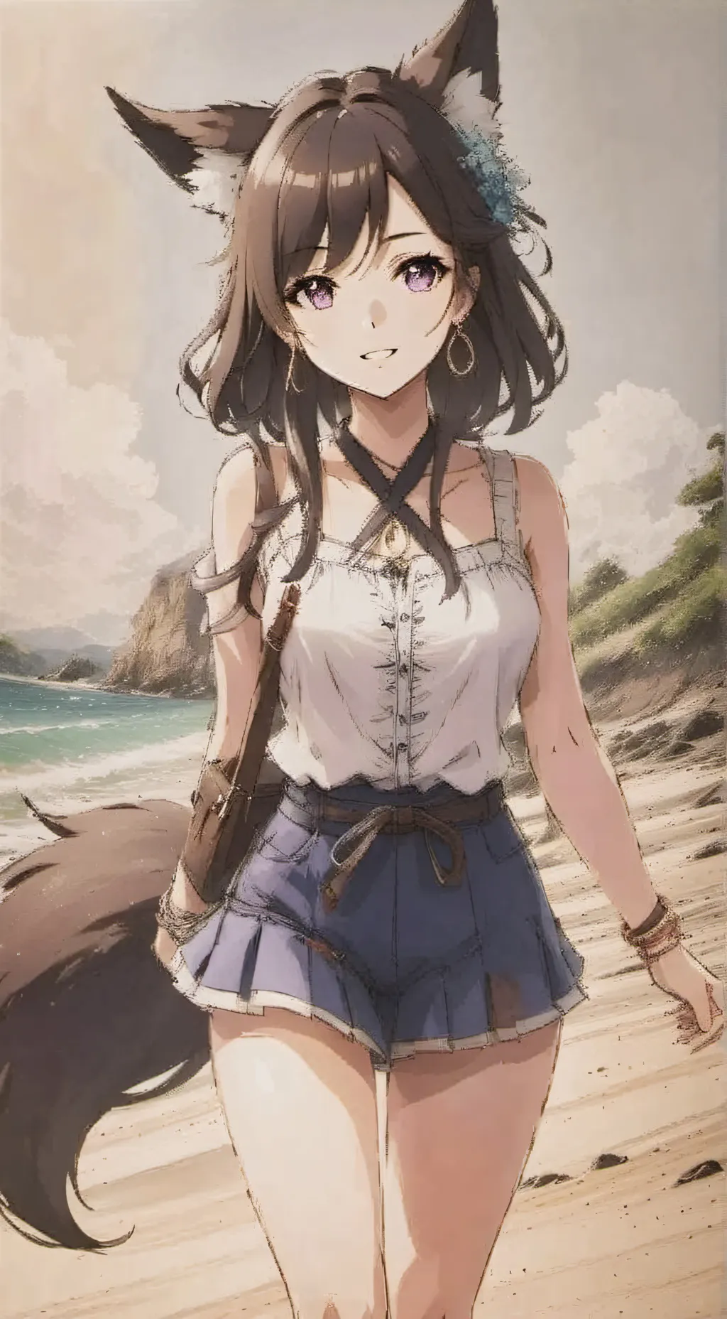 ai character: clara background