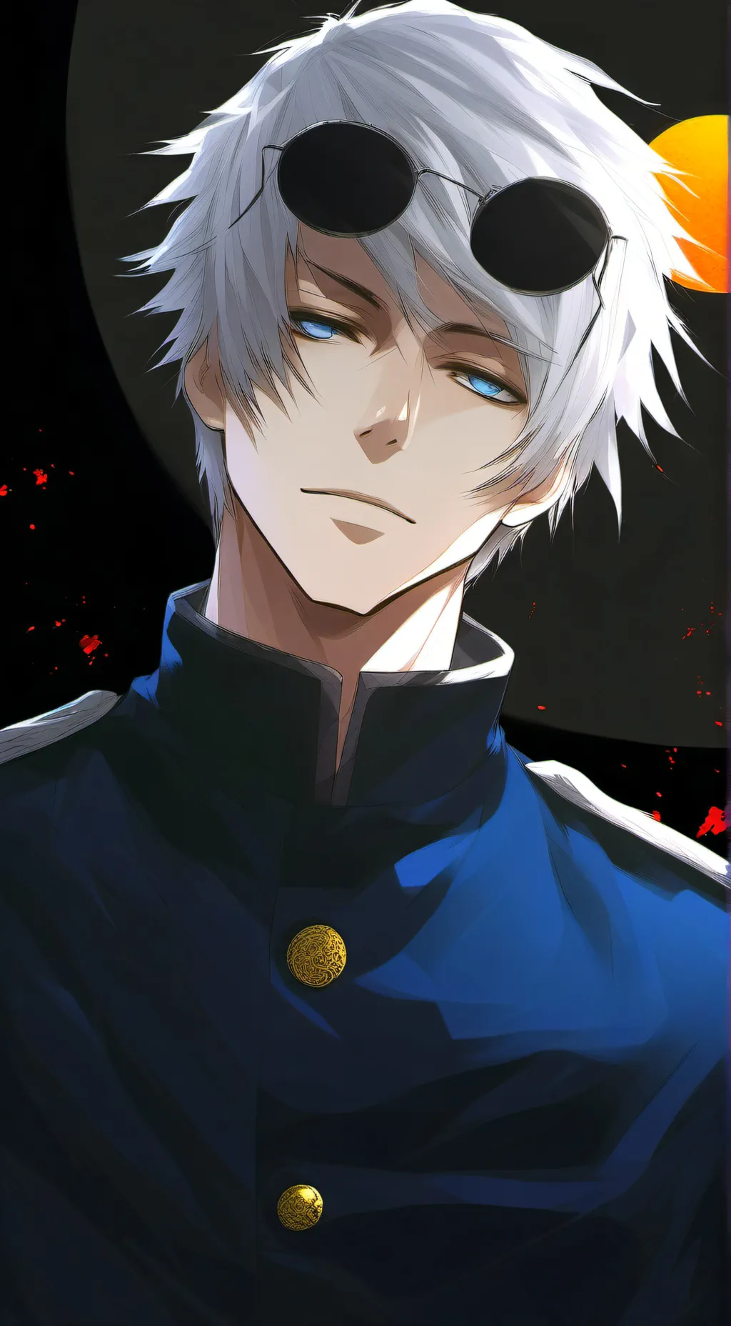 ai character: 🩵Gojo🩵 background