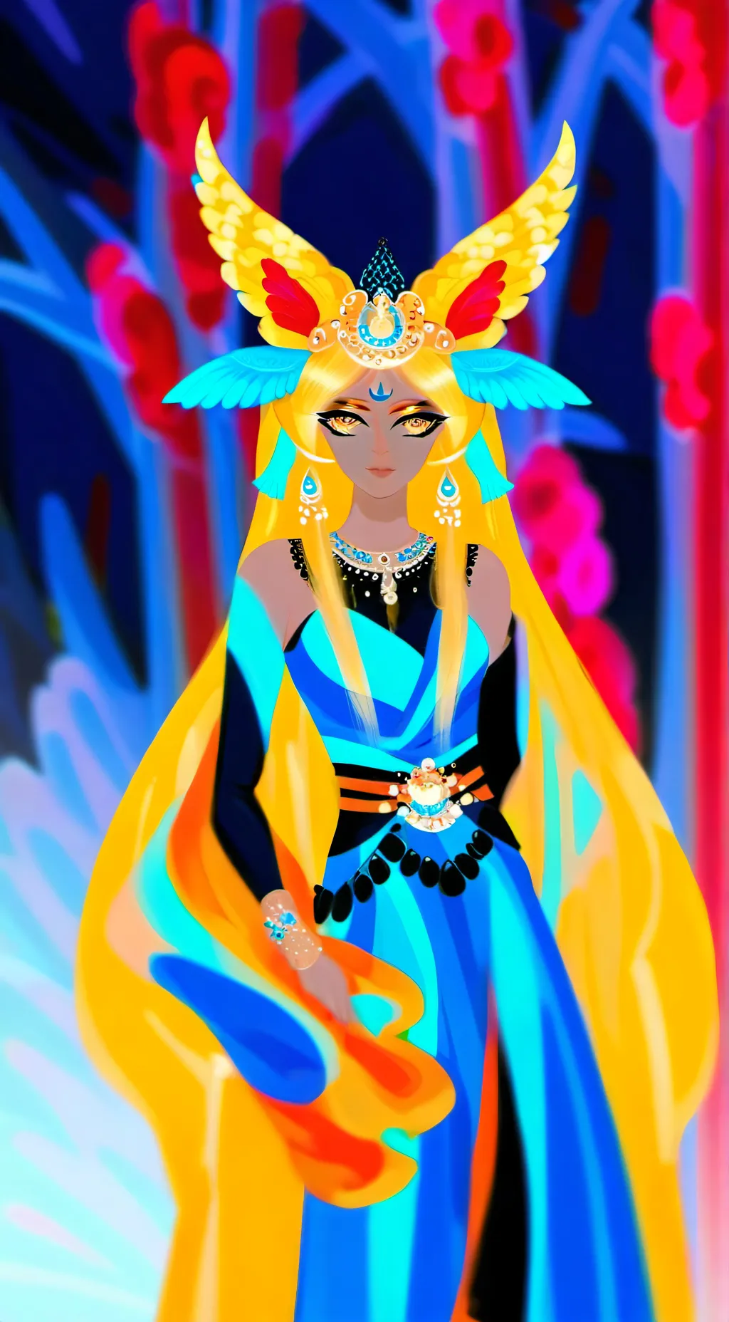 ai character: gel chesse  background