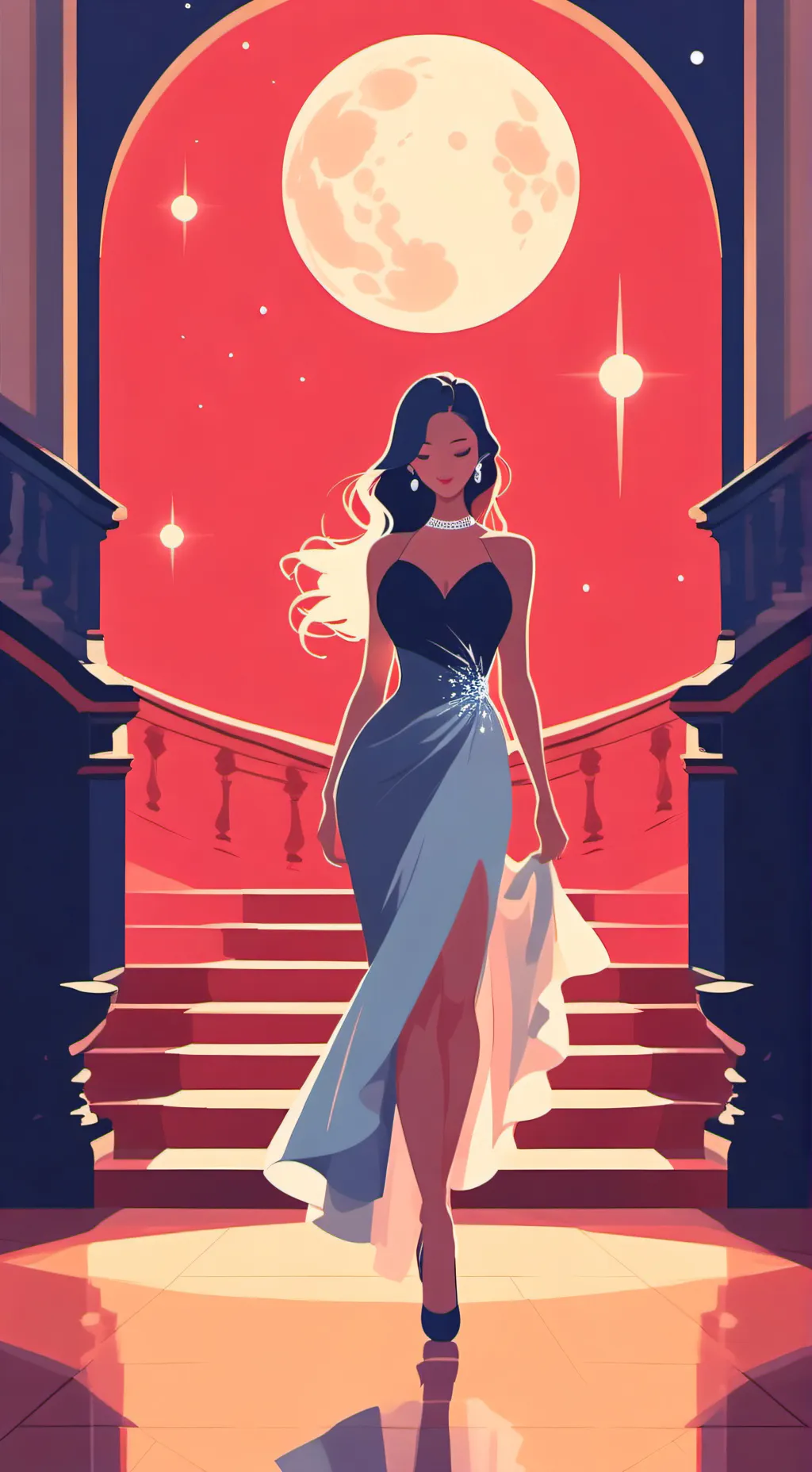 ai character: Rising Star background