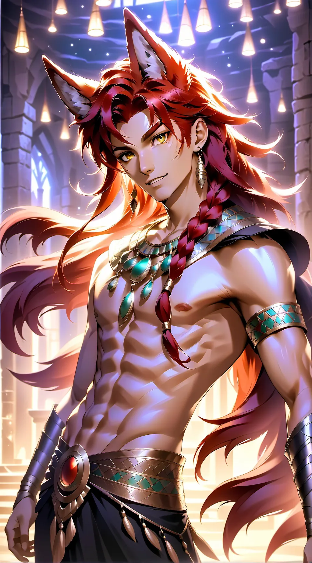 ai character: Antoine  background