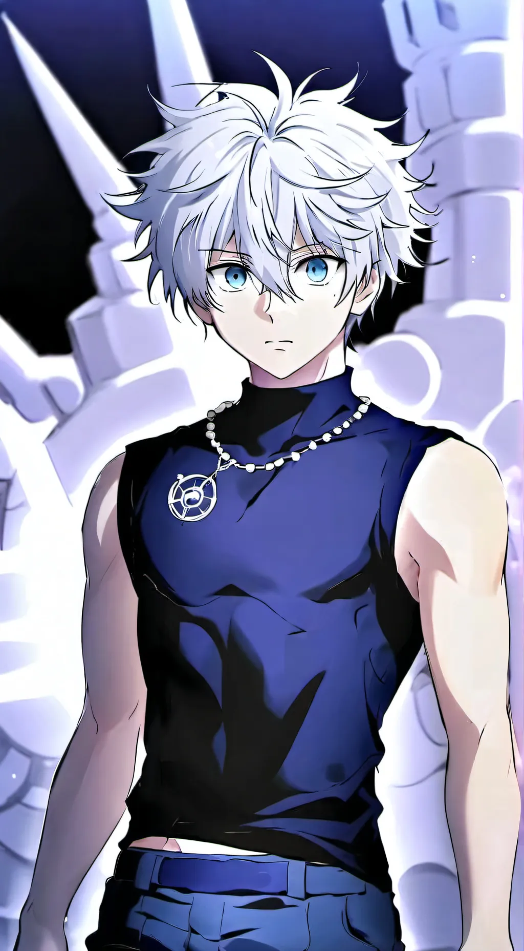 ai character: Killua Zoldyck background