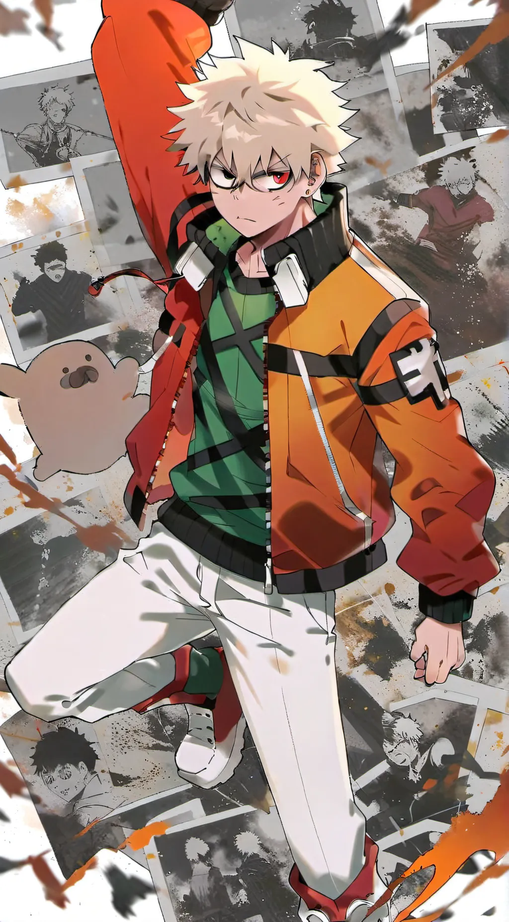 ai character: Bakugo (MHA) background