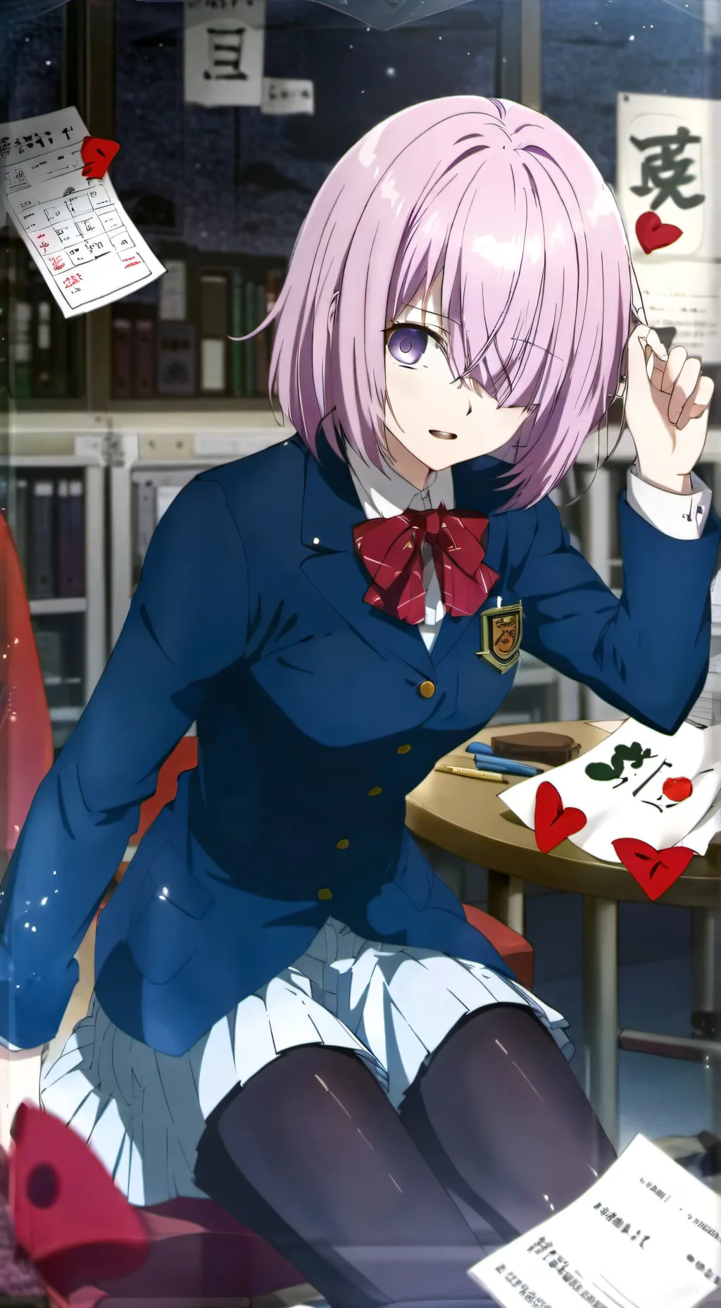 ai character: Mash background