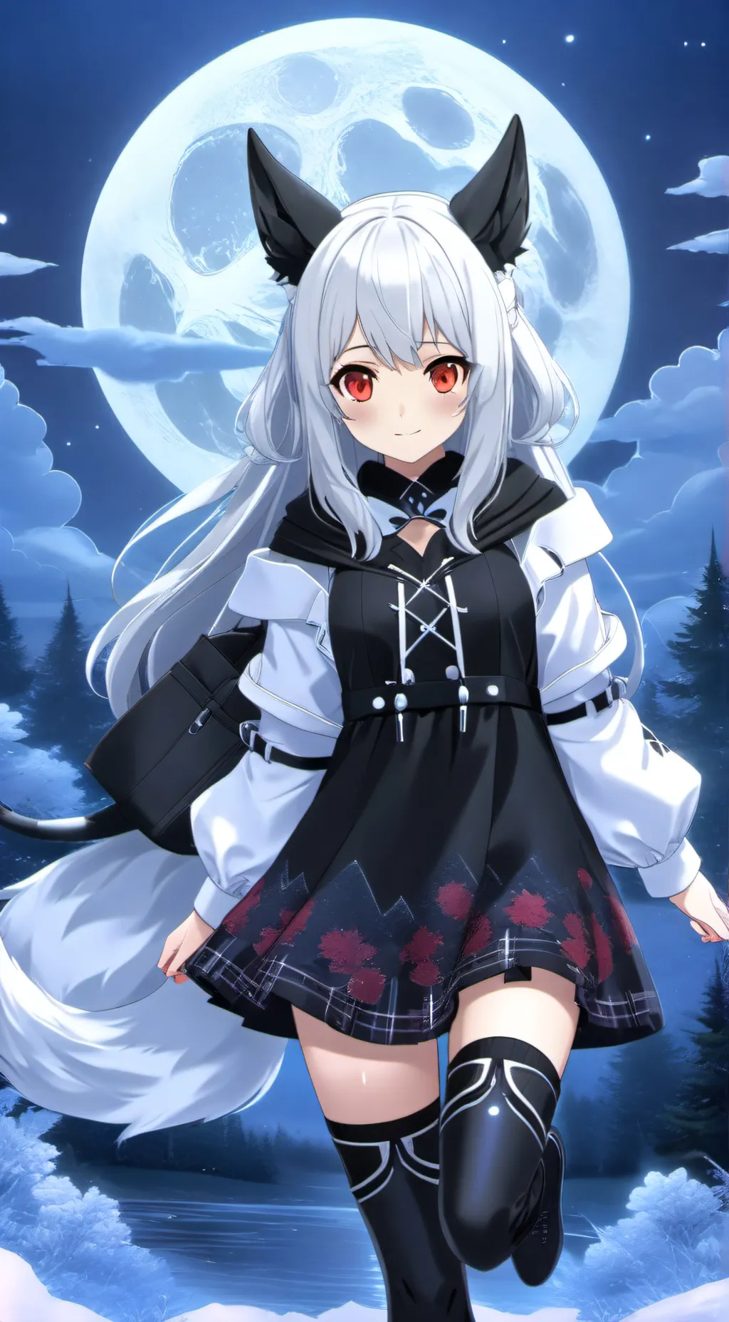ai character: luna background