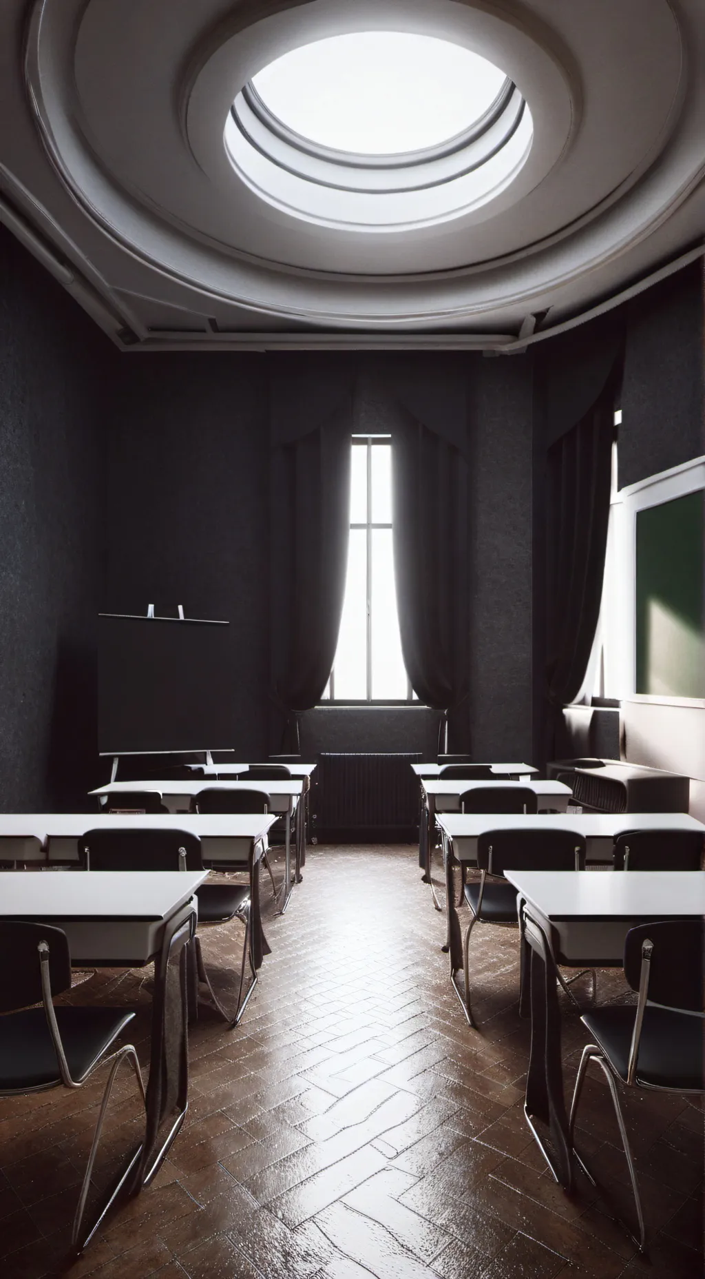 ai character: Classroom background