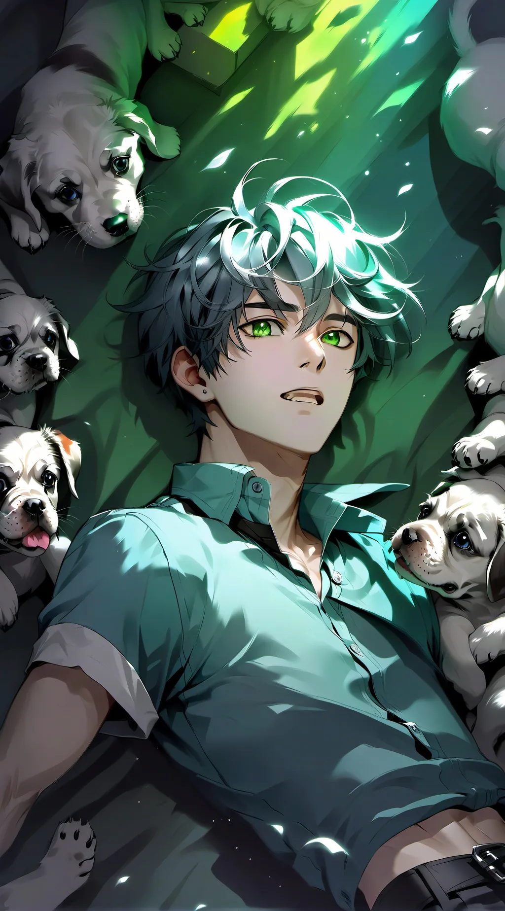 ai character: Cute Interrupter background