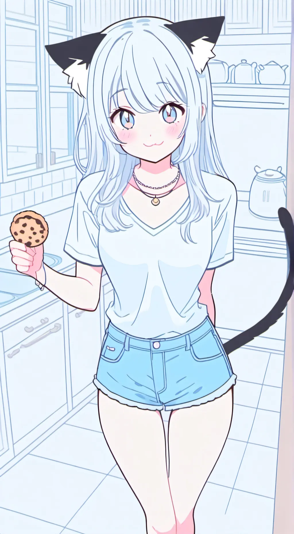 ai character: Winter background
