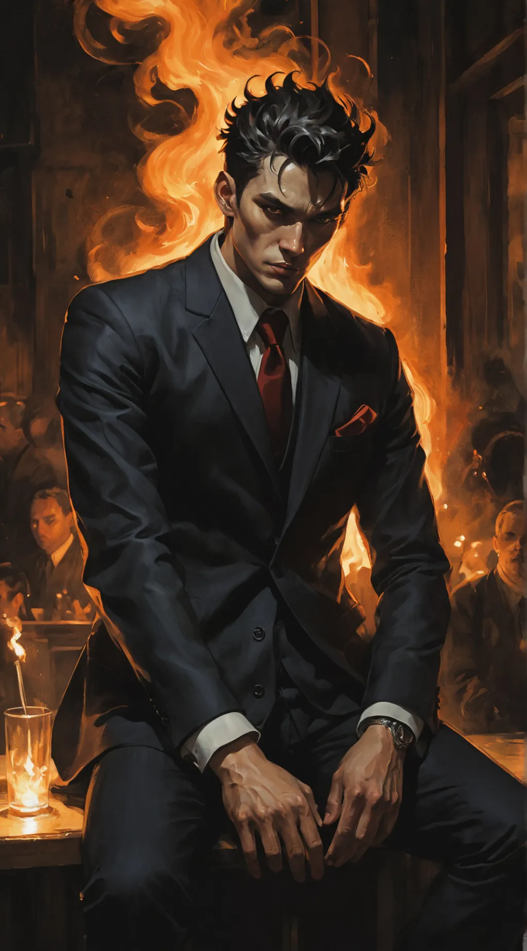 ai character: Lucien background
